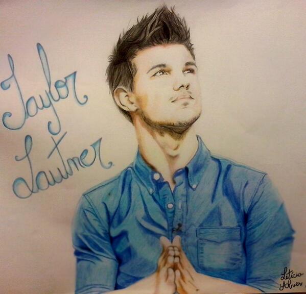 TLautnerBRsite's tweet image. #FanArt: Lindo desenho de Taylor Lautner feito pela Taylover Letícia Alves Confira:bit.ly/1wUEmfW