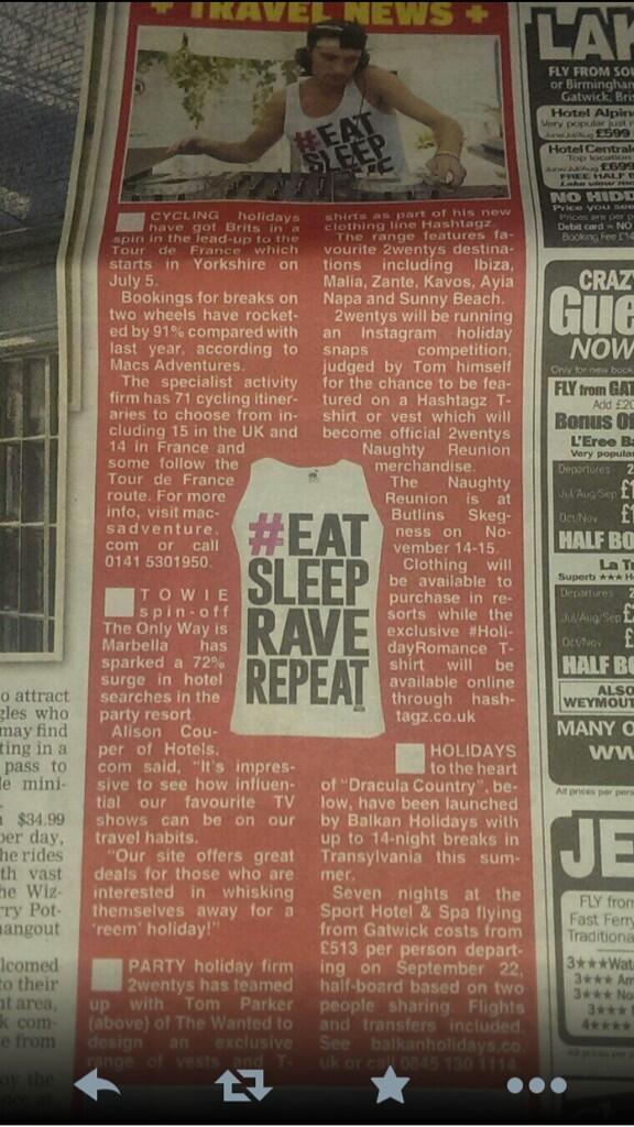 Hashtagz's tweet photo. A piece about our joint venture with @2wentys today in the star http://t.co/loM7Lwp79n