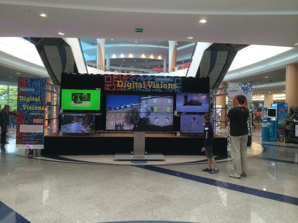 L'#expo Digital Visions est en place à l'espace culturel de Leclerc #limoges  #digvis sympa et merci !