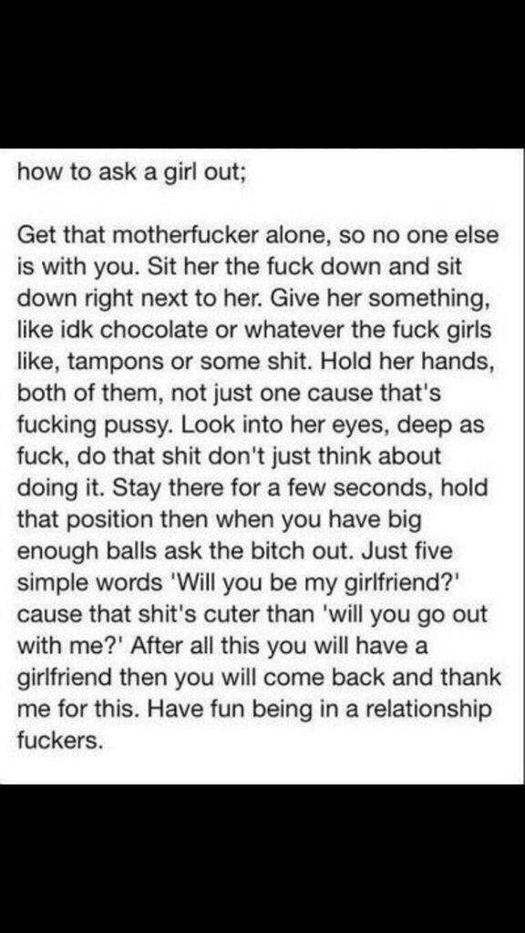 TueTeenStuff's tweet image. This is how you ask a girl out. #TueTeenStuff