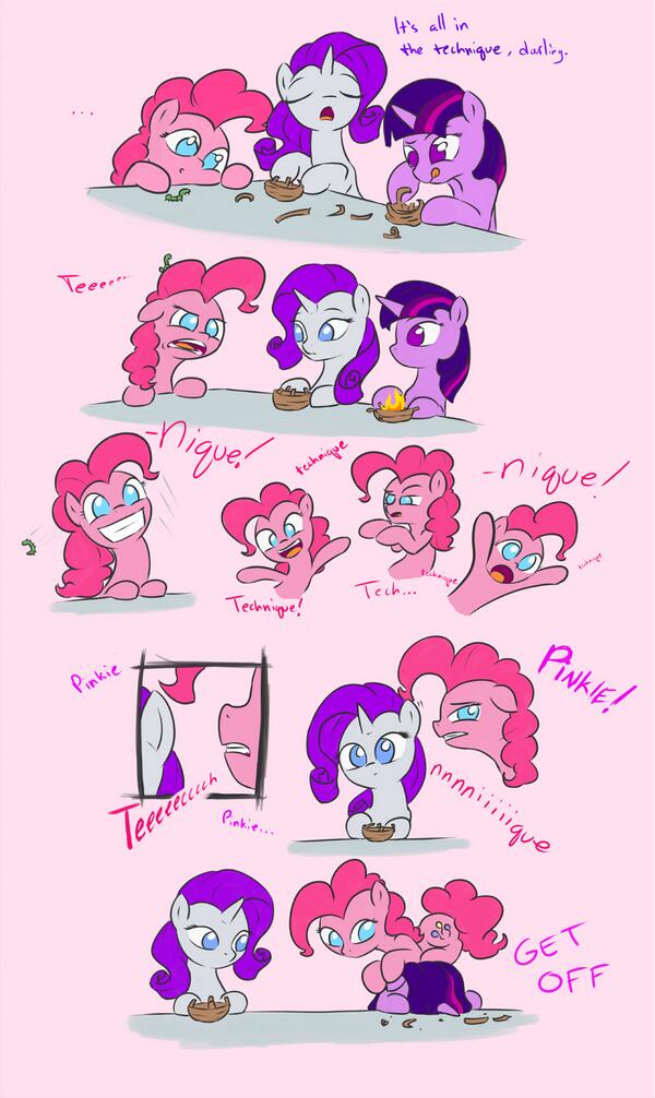 Poor caterpillar... I mean Twilight, poor Twilight! ^^'
#MLPFiM #MLP #TwilightSparkle #Rarity #PinkiePie #Brony