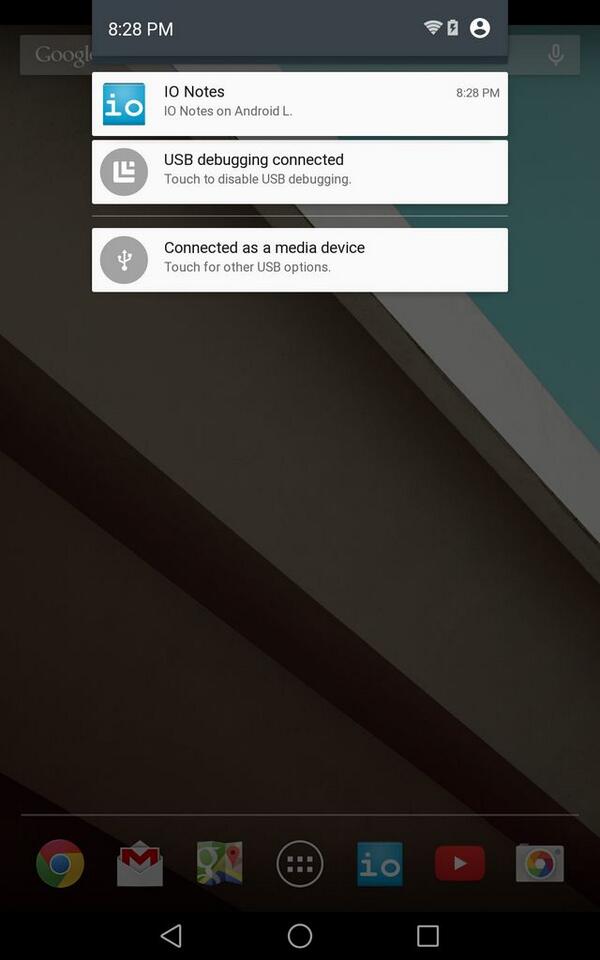 ionotes's tweet photo. And IO Notes runs perfectly smooth on Android L preview. #ionotes #AndroidL http://t.co/u5mMzfoO93