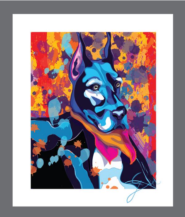 6ColorDesign's tweet image. @6ColorDesign havin fun wrkng on new #petgraphics, #petart, #pride2014 #Pride inspired #art n #CharlotteNC