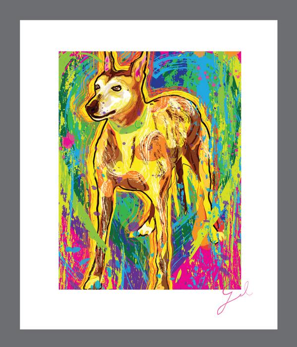 6ColorDesign's tweet image. @6ColorDesign havin fun wrkng on new #petgraphics, #petart, #pride2014 #Pride inspired #art n #CharlotteNC