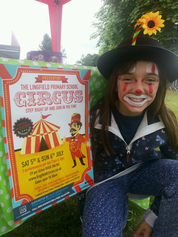 Getting into the spirit of next week's circus. Book tickets at lingfieldcircus.co.uk - It will be a great weekend!