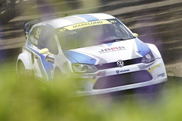 fia_rallycross's tweet photo. And it's @marklundanton who is leading the way at the end of day 1 here at #KouvolaRX! #WorldRX http://t.co/uECsIQV9uT