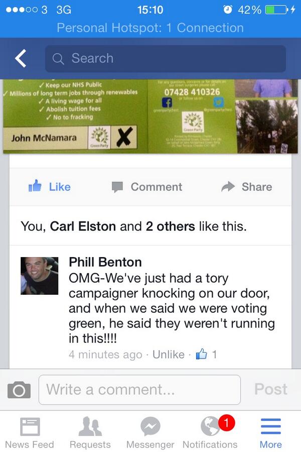 ecigcavern's tweet image. Why are Tory campaigners telling people there is no Green candidate in Boughton?? @LiterallyLowe @greenpartychest