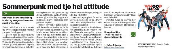Our new CD got 5 out of 6 stars on Varden! Yeah Rock!