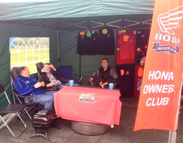 HOCgb's tweet image. The weather might be crap today, but Chester HOC look forward to better day tomorrow at Two Wheel Take Over @TCTWTO