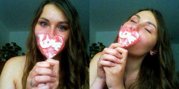 Michelleskiy's tweet photo. Huhu, I got sweet LOVE ♥ http://t.co/YVsVXqIf8T