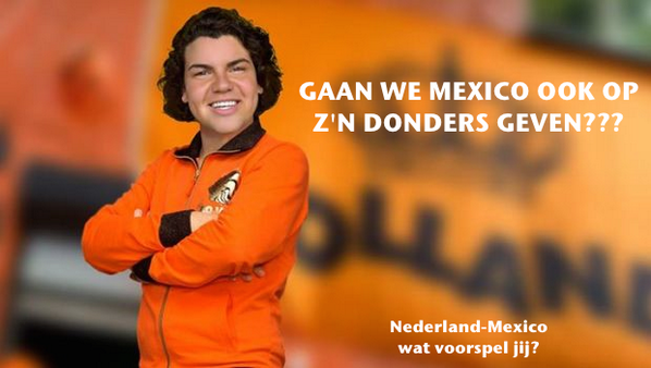 GAAN WE MEXICO OOK OP Z'N DONDERS GEVEN? Voorspel de uitslag van #NEDMEX maak kans op 1 v/d 5 waardebonnen van € 25,-