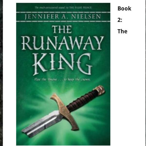 5SOSaDirection's tweet image. I just finished The False Prince by Jennifer A. Neilson now gonna read this  😍  #jenniferneilson