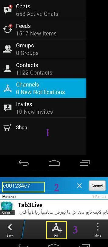 لتصلك مسلسلات قبل العرض خاصه باب الحارة تابعنا عبر البي بي إم :
1- Channels
2- اكتب مكان البحث c001234c7
3-اختر join