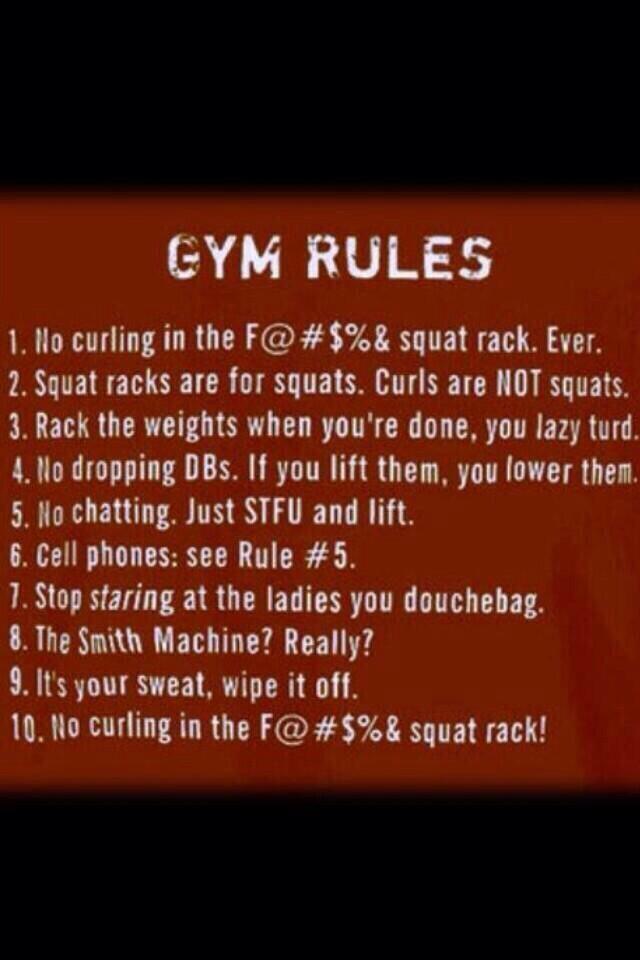 Weight Room Rules Herbs and Food Recipes