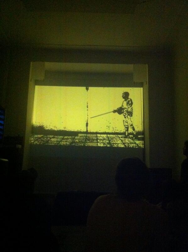 musas20's tweet photo. Emocionante @popupkino: @PaupacAzul now at #ppcgallery #videoart #48stundenneukölln http://t.co/Nq9OLEYF8Y
