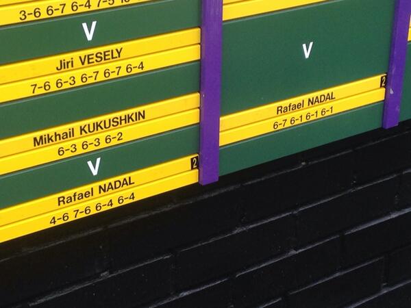 andyscammell's tweet photo. @rgregory7 @RafaelNadal #thegreatestever http://t.co/jwErYwNe7n