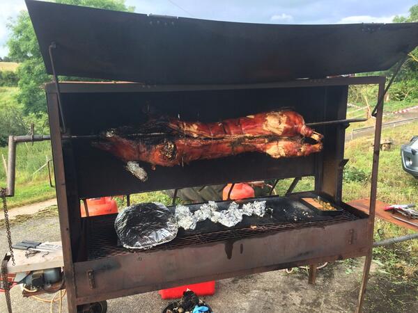 Bhprotary's tweet photo. Hog Roast night.  Mouth watering!!! http://t.co/7ZSQwFilOl