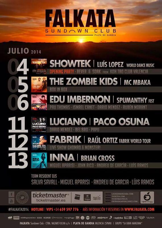 FiestasVlc's tweet photo. Este verano es de @falkatagandia toda la información sobre entradas anticipadas y reservas VIP aquí o al 618 427 000. http://t.co/wkao7oZ4ad