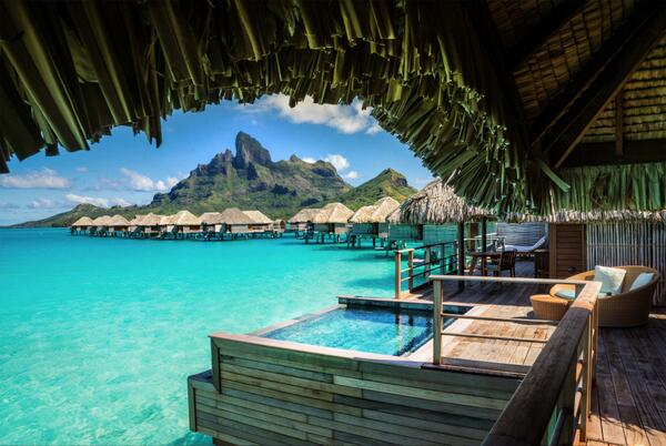 FSBoraBora's tweet image. Gorgeous! RT @TreyRatcliff: A view from a bungalow looking at the ancient volcano in Bora Bora-Room 101 @FSBoraBora