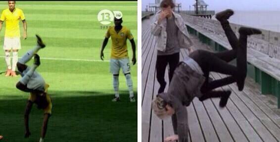 sawljaboy's tweet image. neymar dançou one direction como prometido