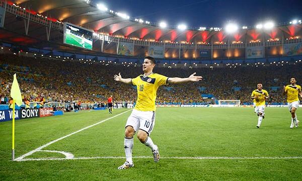 ImagenBeisbol's tweet photo. #VivaBrasil James Rodríguez comanda triunfo de Colombia sobre Uruguay http://t.co/Diw33mdpT2 http://t.co/ZqGUsRvRfQ