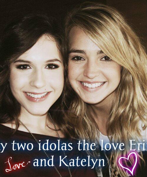 BtrJuly's tweet image. the love my idolas @katelyntarver @ErinZariah