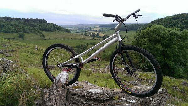 Section setting today up at applegarth, not a bad view! #biketrials#breathbike #northenbiketrials #trialsaddict