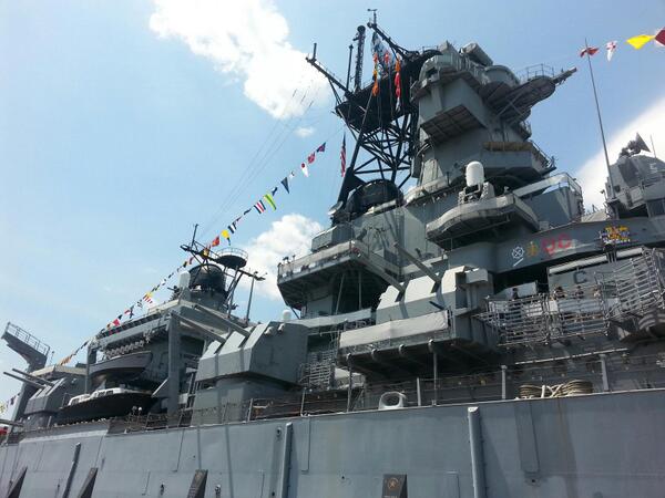#njbeer <a href="/thenewBSG/">BSG News</a> Garden State Guild Festival on the Battleship.  Beer, guns, and missiles.  Great afternoon.