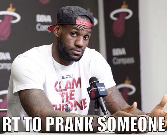 Defcon_Gamer's tweet photo. LeBron James has announced that he will not return to Miami in a private press conference. http://t.co/x1xzu9xomy