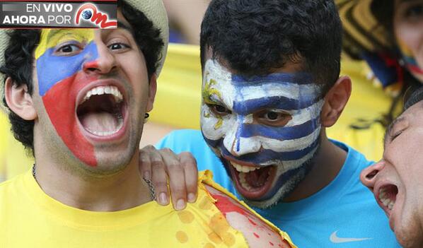 #MeridianoMundial Colombia 0-0 Uruguay / Inicia el encuentro por nuestras pantallas y bit.ly/1jwDW7K