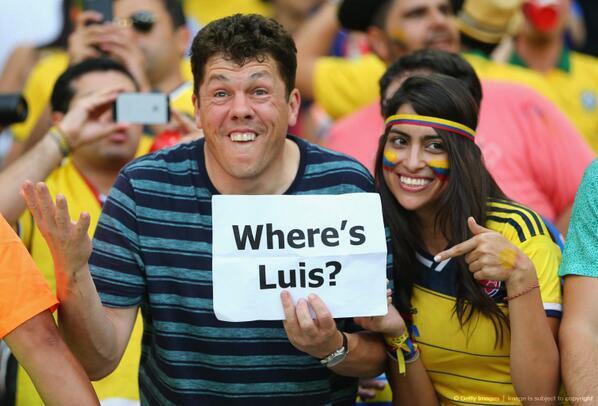 Betfair's tweet photo. #WheresLuis http://t.co/6pOmm9bk6Z