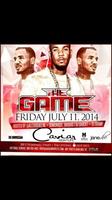 🚨JULY 11TH🚨 ALL ROADS LEAD 2 THE #QC <a href="/thegame/">The Game</a> <a href="/CAVIARNIGHTLIFE/">CAVIAR_NIGHTLIFE</a> 🏃🏃🏃GET YOUR TICKETS, SECTIONS, &amp;  BOTTLES ASAP 💋