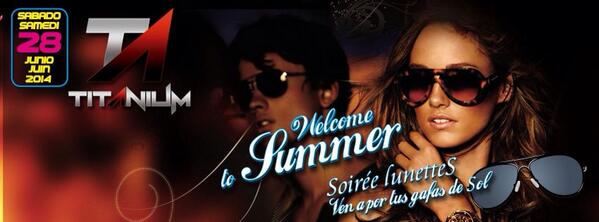 vjlucky's tweet photo. Esta noche arrancamos el verano con el mejor complementó las gafas de moda @DiscoTitanium @djbrianmich @StefKonstan http://t.co/Pc72qXhhxZ