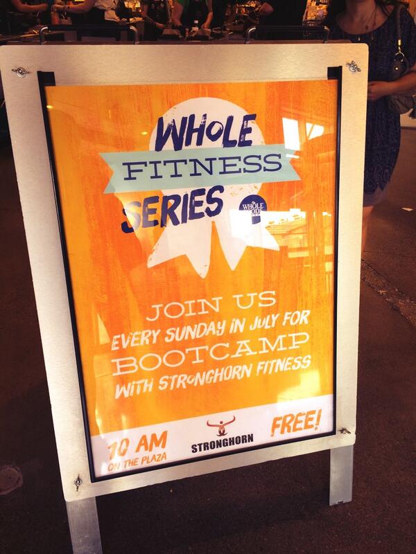 Can't wait 2 get sweaty w/<a href="/Stronghornfit/">Stronghorn Fitness</a> next Sunday at <a href="/WholeFoods/">Whole Foods Market</a>ATX @WholeFoods #earnyourshower #fitnessdanceparty