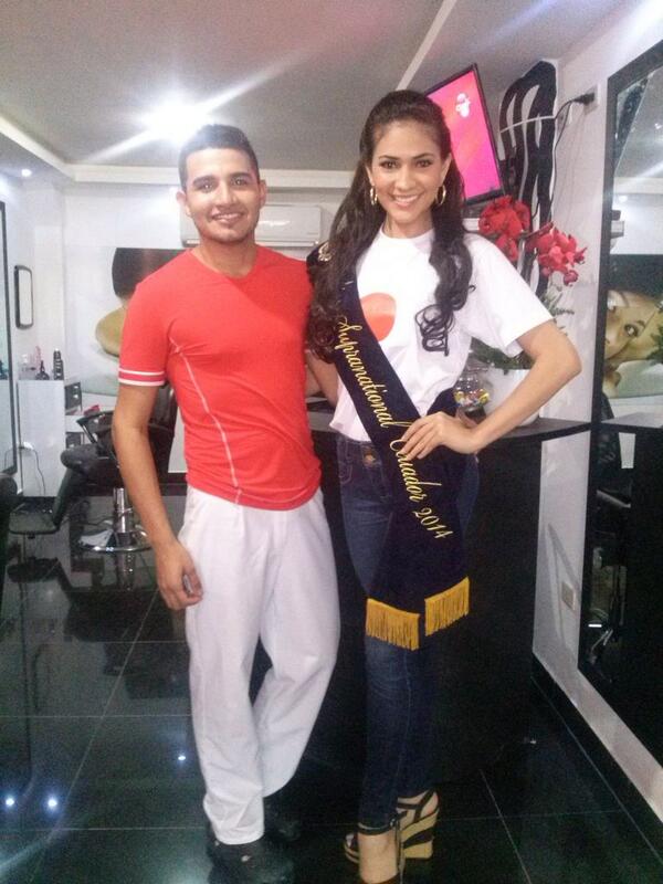 charleesduran's tweet photo. Un Honor peinar a la #ViReinaDelMissEcuador2014 @InsPanchano @nechita86... Gracias por creer en mi talento http://t.co/pJwfSFT3Iw