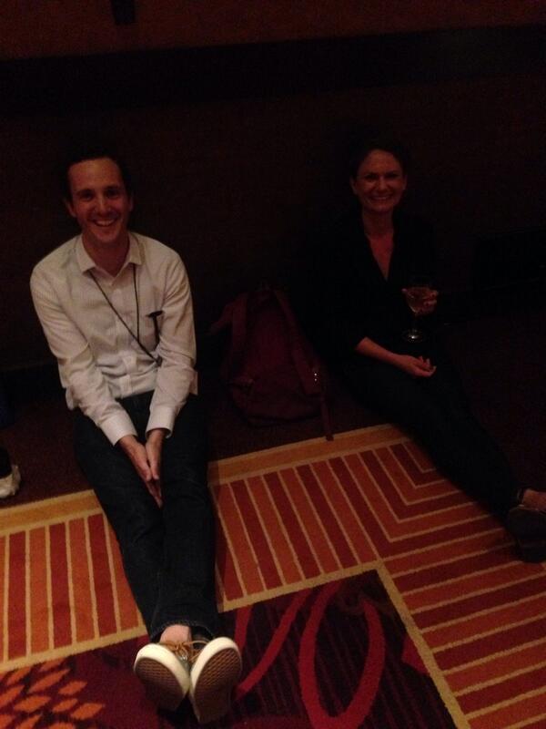 robertguinsler's tweet photo. Exhausted presenters at @WritersLeague. http://t.co/bgeyKmlzyp