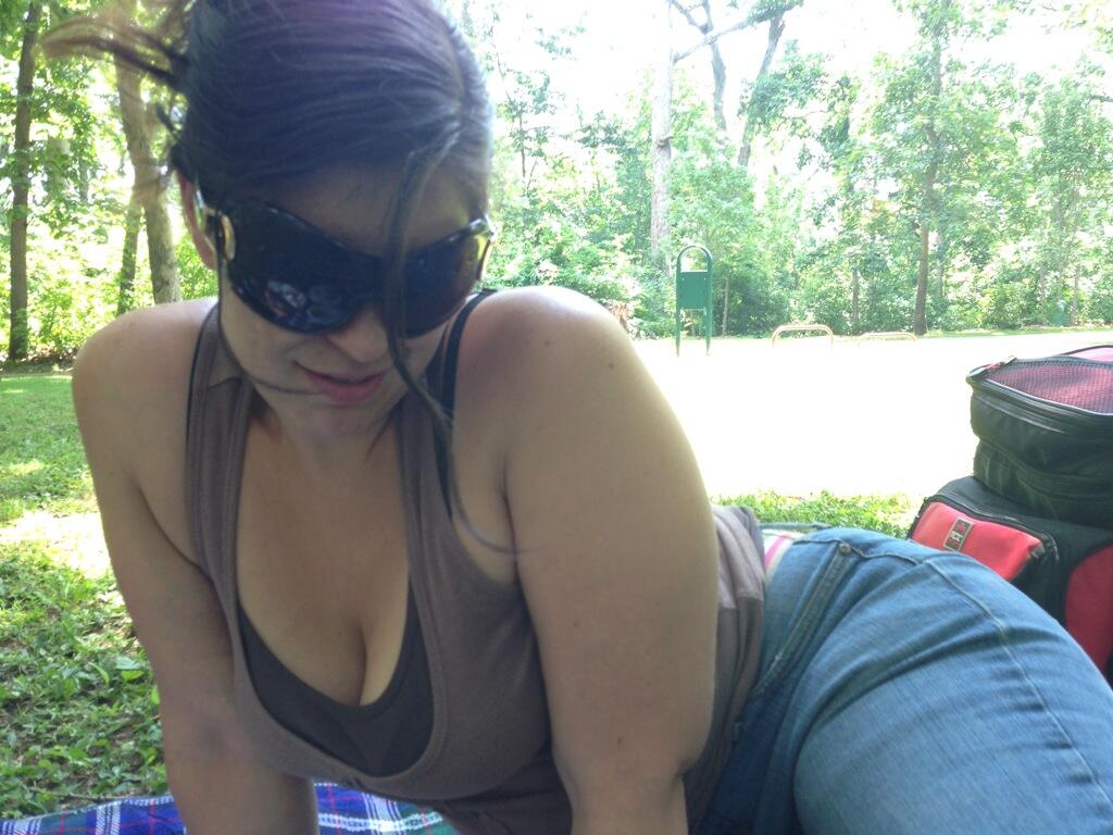 Angelica Winters on X: @killerCram:Having a picnic w@Winter_Angelica uh  oh looks like shes about to pounce me ;) http:t.cotz8Nj7UIsR if you  could see my eyes  X