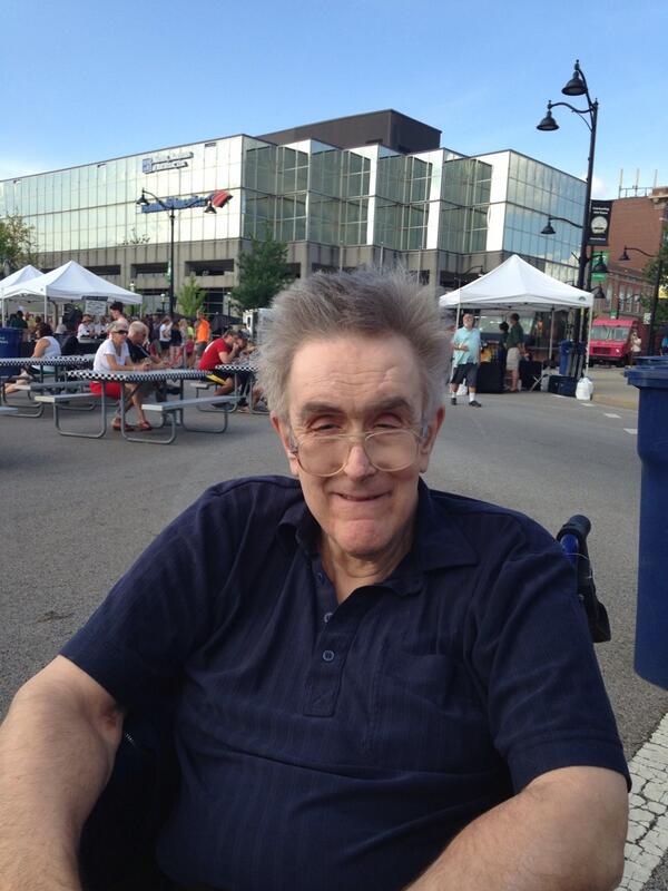 Art on the square having fun.  #atriumofbelleville #artonthesquare