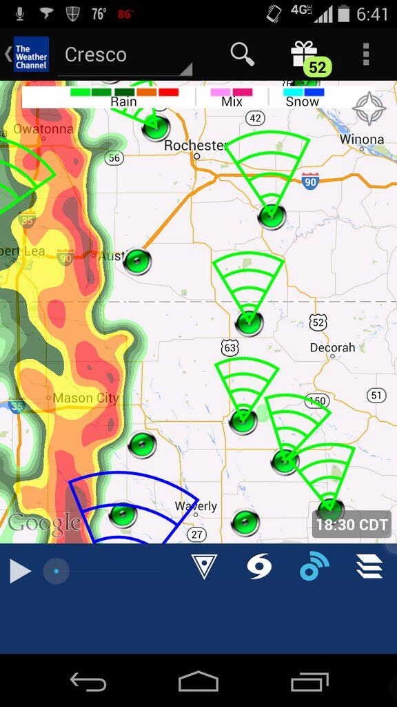Watching this storm..waiting to open gates.