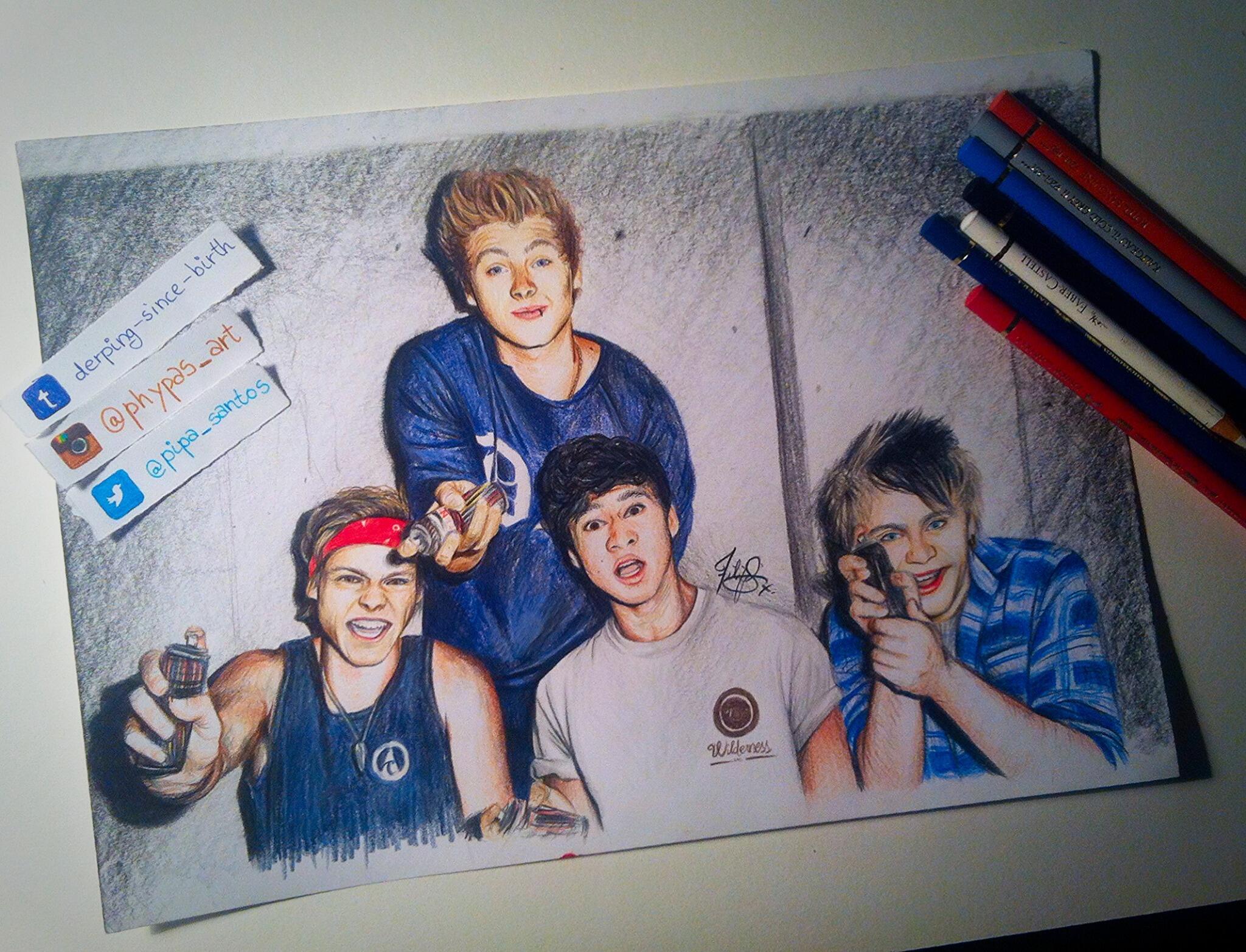 5 Seconds Of Summer by KiwieMauri on DeviantArt