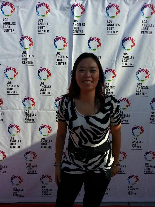 Adding to the Step & Repeat collection. @LAGayCenter #SeniorProm volunteer night