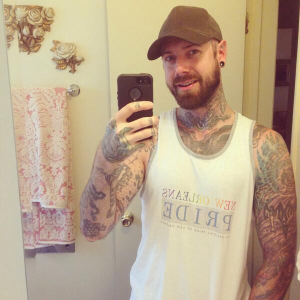 In honor of being a guest host of <a href="/NewOrleansPride/">Pride New Orleans</a> last week Ill be sporting this behind the bar at <a href="/AkbarLosAngeles/">Akbar</a>
