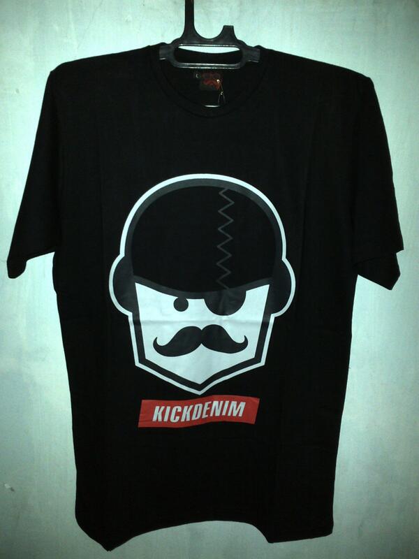FaustlightStore's tweet image. Kaos Kick Denim (Size L) Rp.75.000