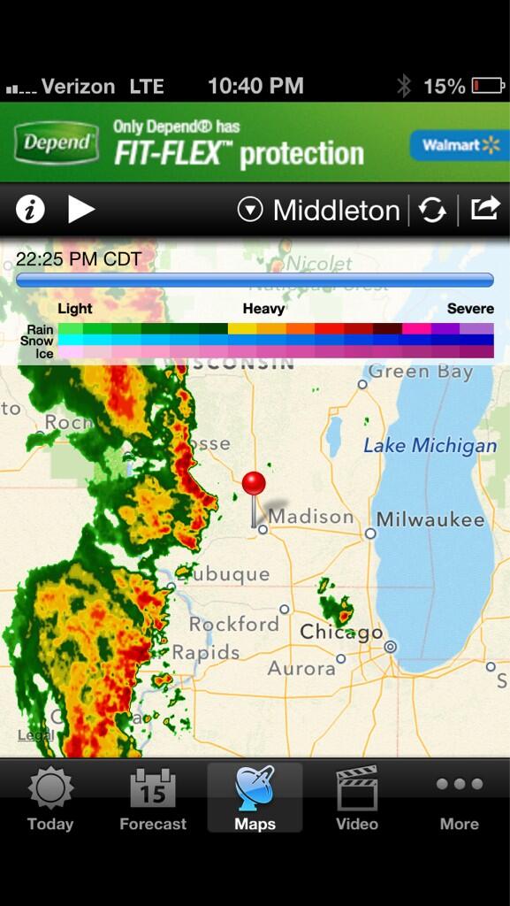madnewsboy's tweet photo. A close call for #RhythmandBooms tonight. Madison police report no major incidents http://t.co/su2oR5yMS9