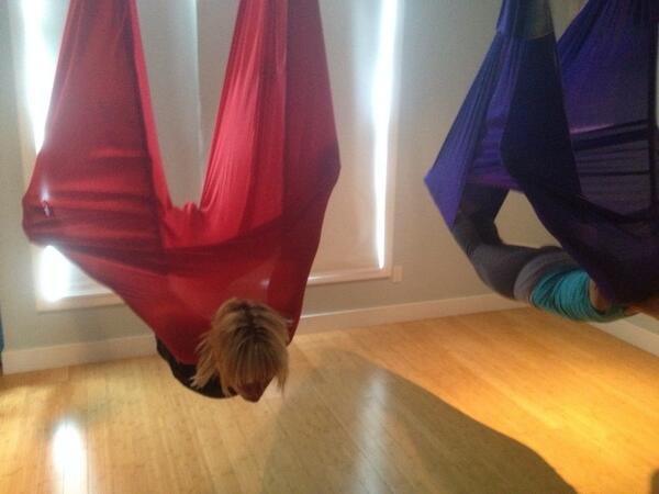 BodyRockCalgary's tweet photo. Flying high at BodyRock. #antigravityfitness #antigravityyoga #fitnessisfun #thisplaceissocool http://t.co/yrKpLKkzbk