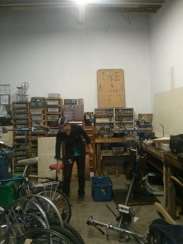 Unpacking and setting up our new space!