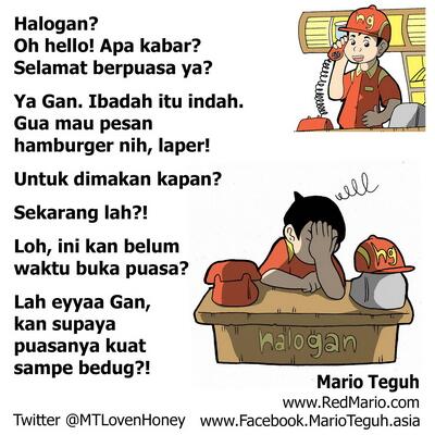 intan_hro's tweet image. LoL RT@MTLovenHoney: Lah eyyaa Gan, kan supaya puasanya kuat sampe bedug?! - Mario Teguh - ATIMH http://t.co/r4jRfNRWzT