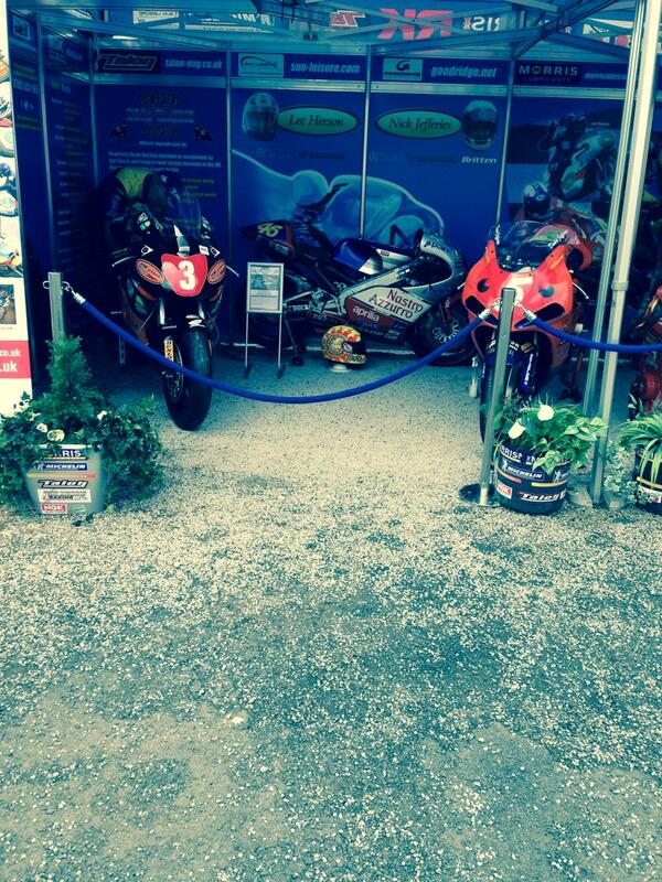 TCTWTO's tweet image. Valentino Rossi's 125 Moto GP Bike here today at the Cheshire two wheel take over #philmorrisracing