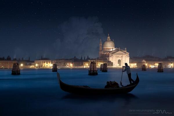 'Night In Venice' by Daniel Metz #Venice
