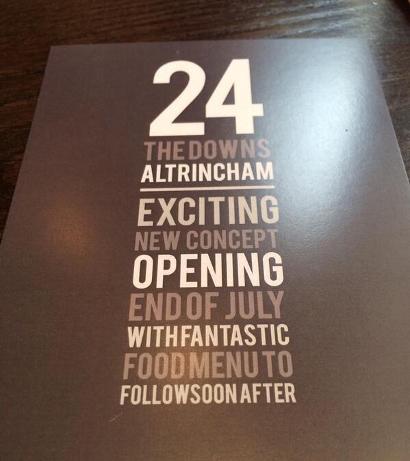 Last day of <a href="/TheAmericanBar/">The American Bar</a> before Carluccios moves in, and these are being given out. Looks interesting!